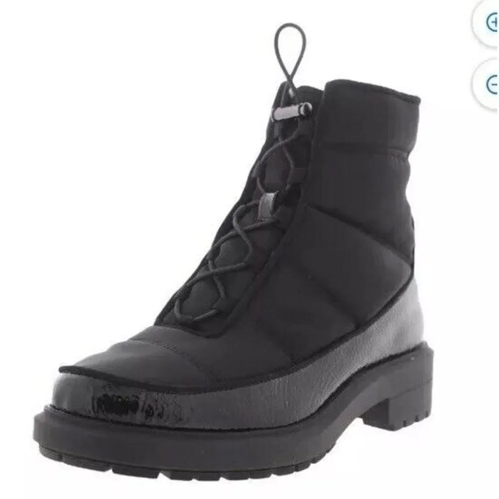 Alfani Womens Tompson‎ Puffer Booties Black Size 6.5 Waterproof
